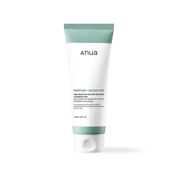 Anua Heartleaf Succinic Moisture Cleansing Foam 150ml