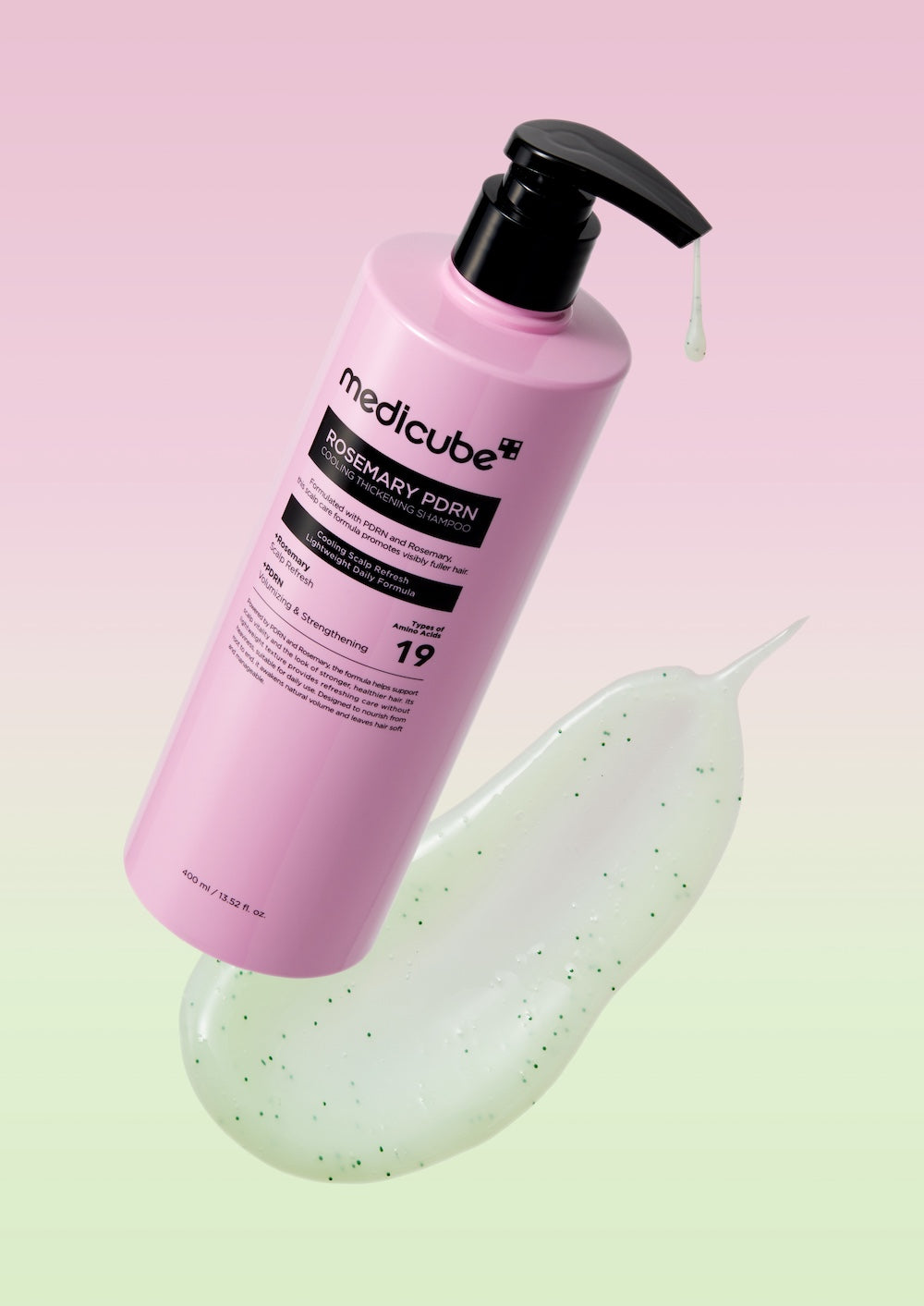 medicube Rosemary PDRN Cooling Thickening Shampoo 400ml