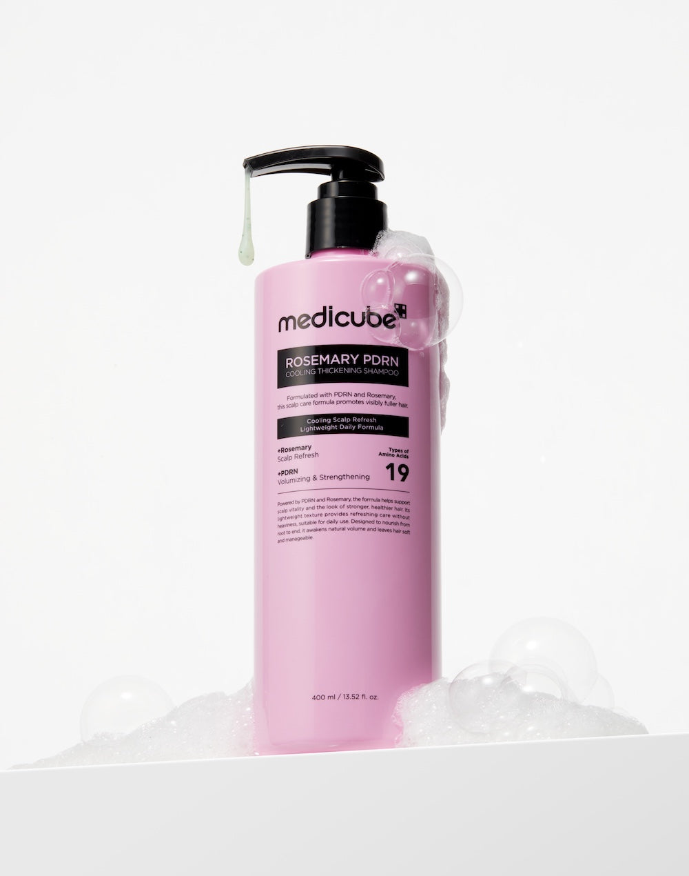 medicube Rosemary PDRN Cooling Thickening Shampoo 400ml