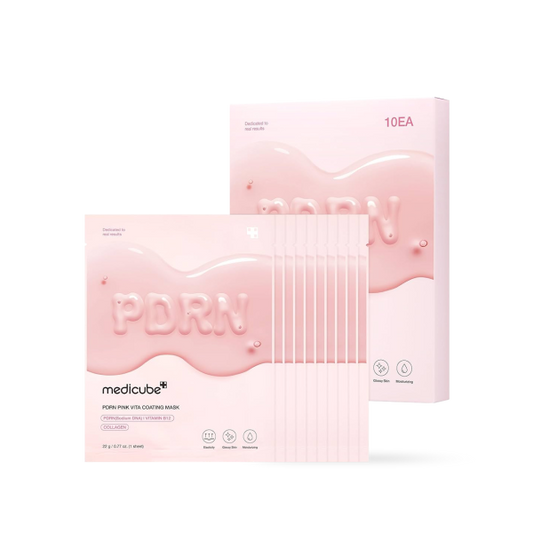 Medicube PDRN Pink Vita coating Mask 10EA