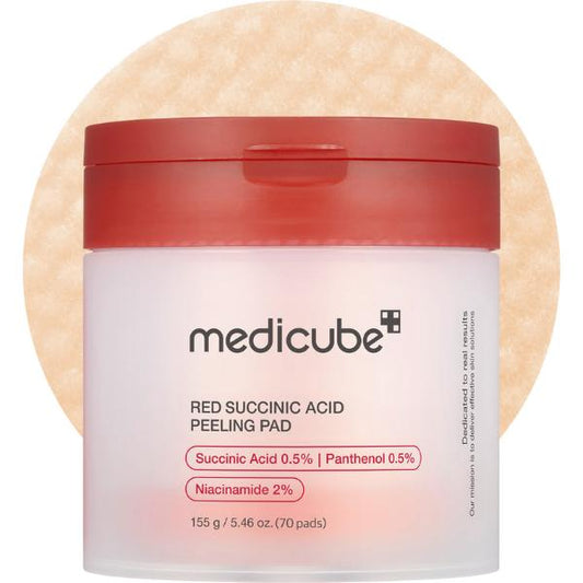 Medicube Red Succinic Acid Peeling Pads 70pcs