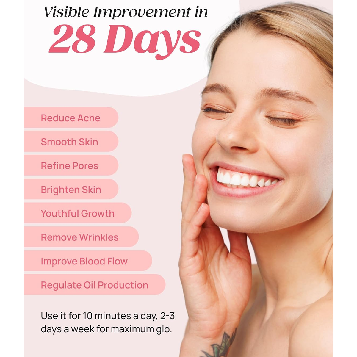 Red Light Therapy Mask: LED Face Mask Facial Treatment Beauty Machine Skin Care
