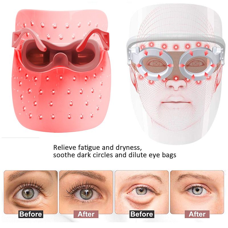 Red Light Therapy Mask: LED Face Mask Facial Treatment Beauty Machine Skin Care