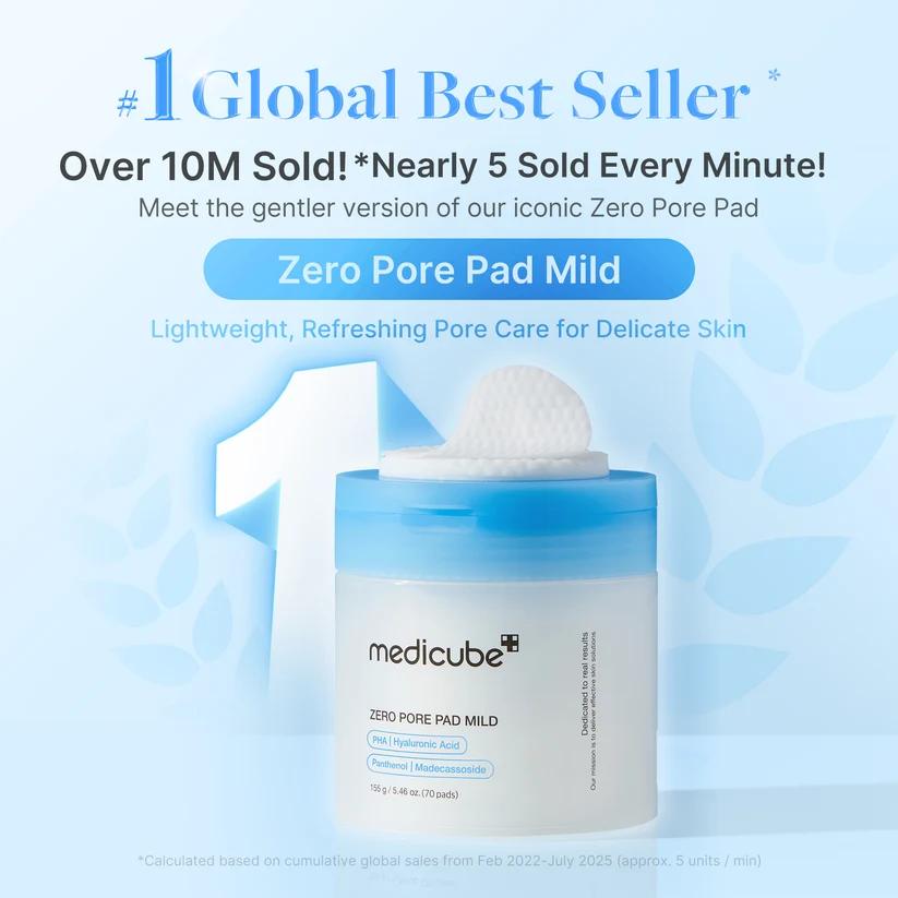 medicube Zero Pore Pad Mild 70 Pads