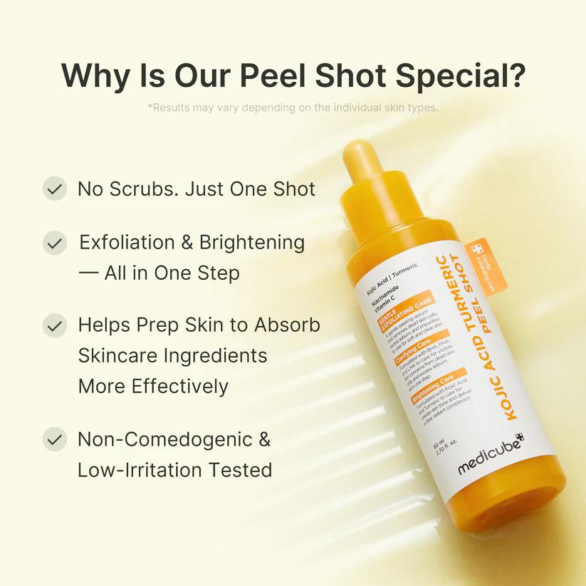 medicube Kojic Acid Turmeric Peel Shot 80ml